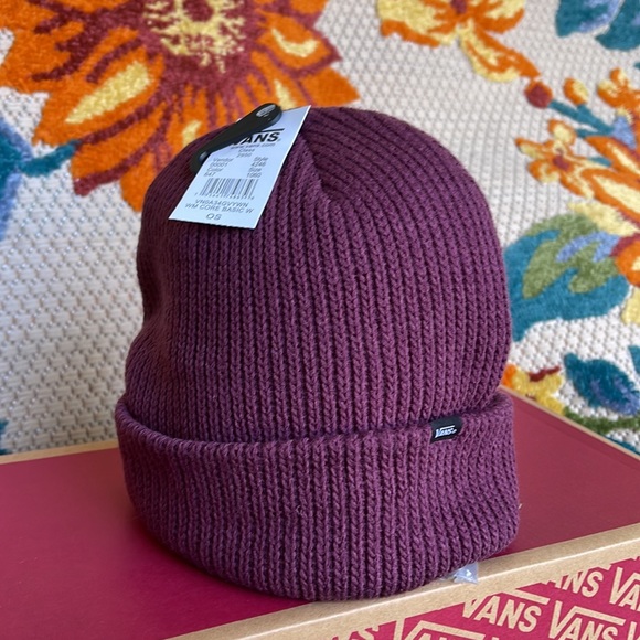 Vans WM Core Basic Dark Beanie Skateboarding Hat Pink Women VN0A34GVYWN - Picture 4 of 16